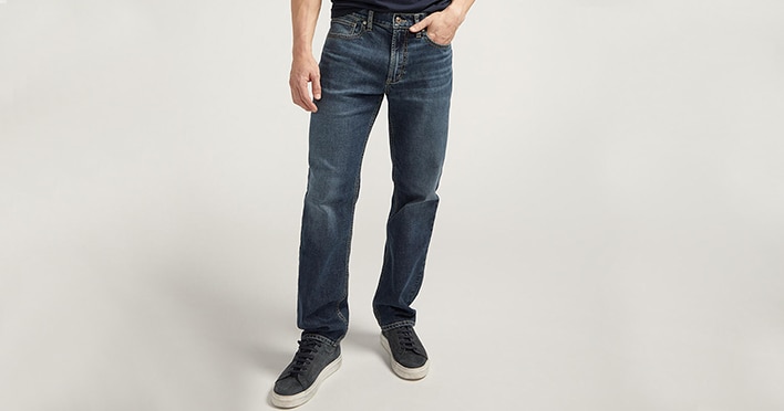 Silver Men's Eddie Jeans