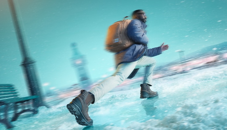 Safety boot, grip technology.
