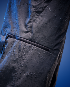 Water resistant jacket.