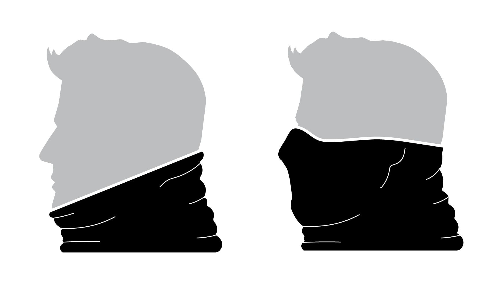 Cache-cou tubulaire en mélange de laine mérinos pour hommes, série Workpro, Dakota