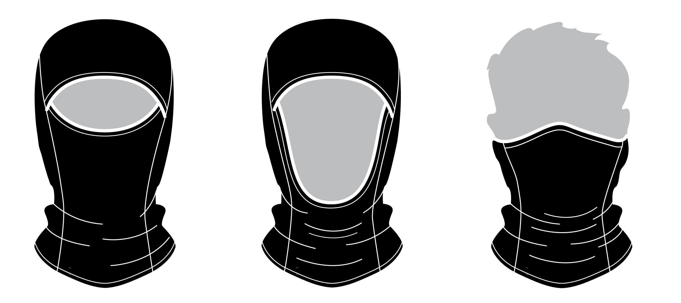 Cache-cou tubulaire en mélange de laine mérinos pour hommes, série Workpro, Dakota