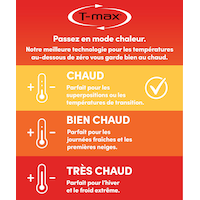 T-shirt à encolure ras du cou léger avec T-MAX HEAT pour femmes, WindRiver