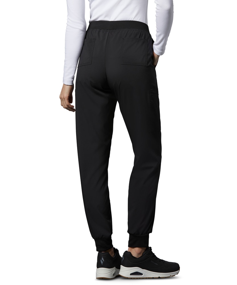 Scrubletics Women's Jogger Fit Elastic Stretch Waist Scrub Pants ...