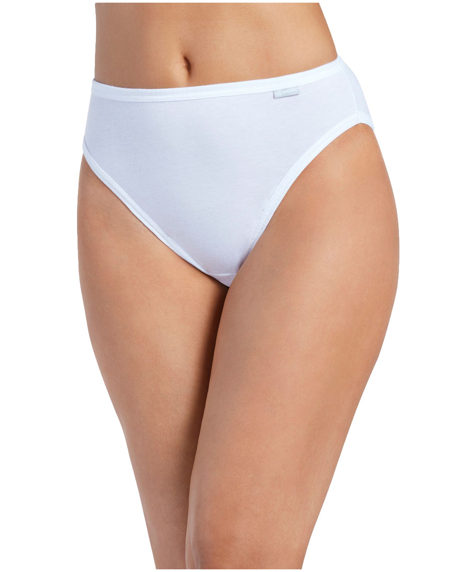 Jockey® Women's 3 Pack Elance Basic Underwear French Cut Briefs