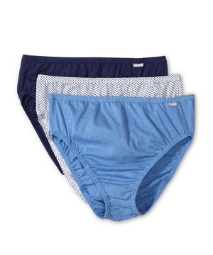 Jockey® Women's 3 Pack Classic Fit Basic French Cut Briefs Underwear - Extended Size