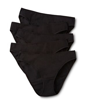 Culotte bikini en coton extensible pour femmes, Denver Hayes, paquet de 5