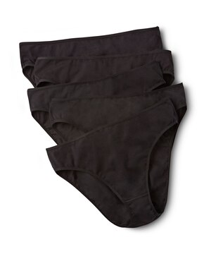 Denver Hayes Women's 5 Pack Cotton Stretch High Cut Underwear