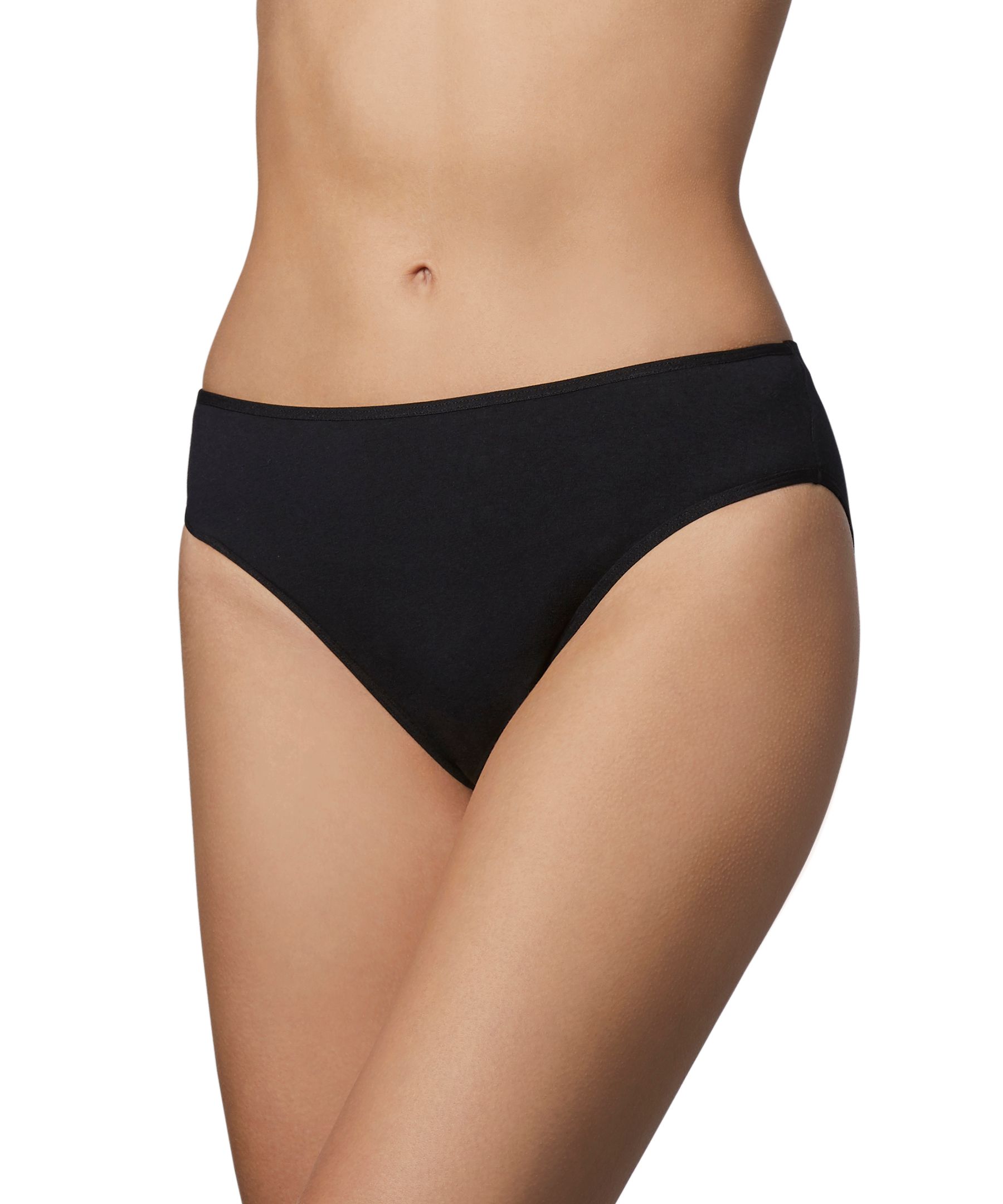 Denver Hayes Women's 5 Pack Cotton Stretch High Cut Underwear
