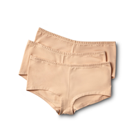 Culotte garçonne extensible en coton pour femmes, Denver Hayes, paquet de 3