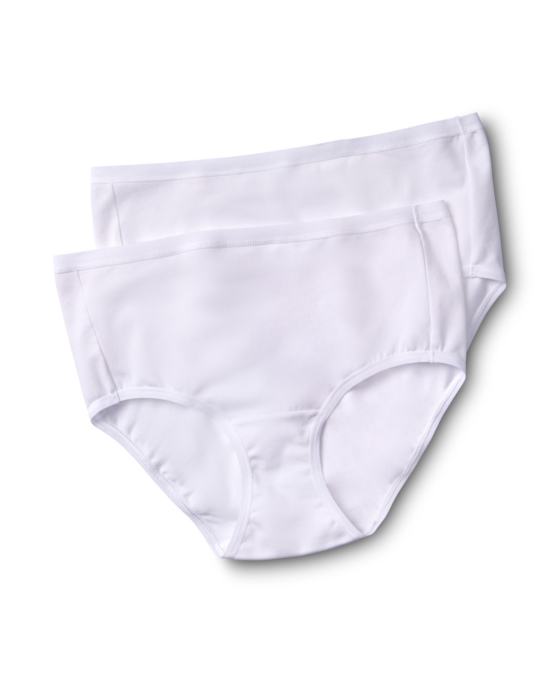 Denver Hayes Women's 2 Pack Cotton Stretch Modern Brief Underwear