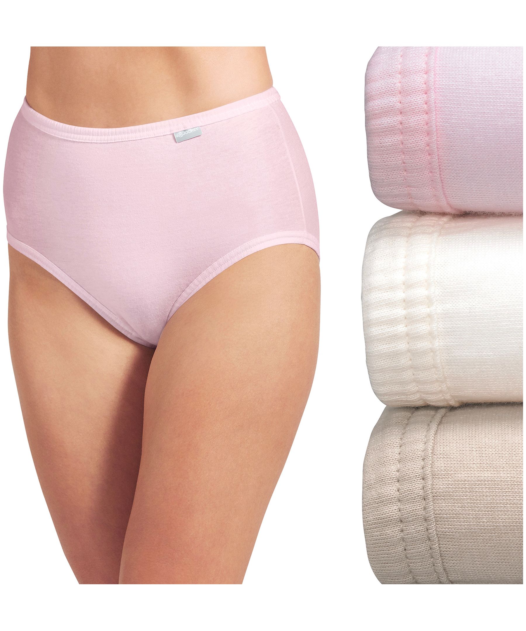 Jockey Women's 3 Pack Basic Briefs Underwear - Extended Size | Marks