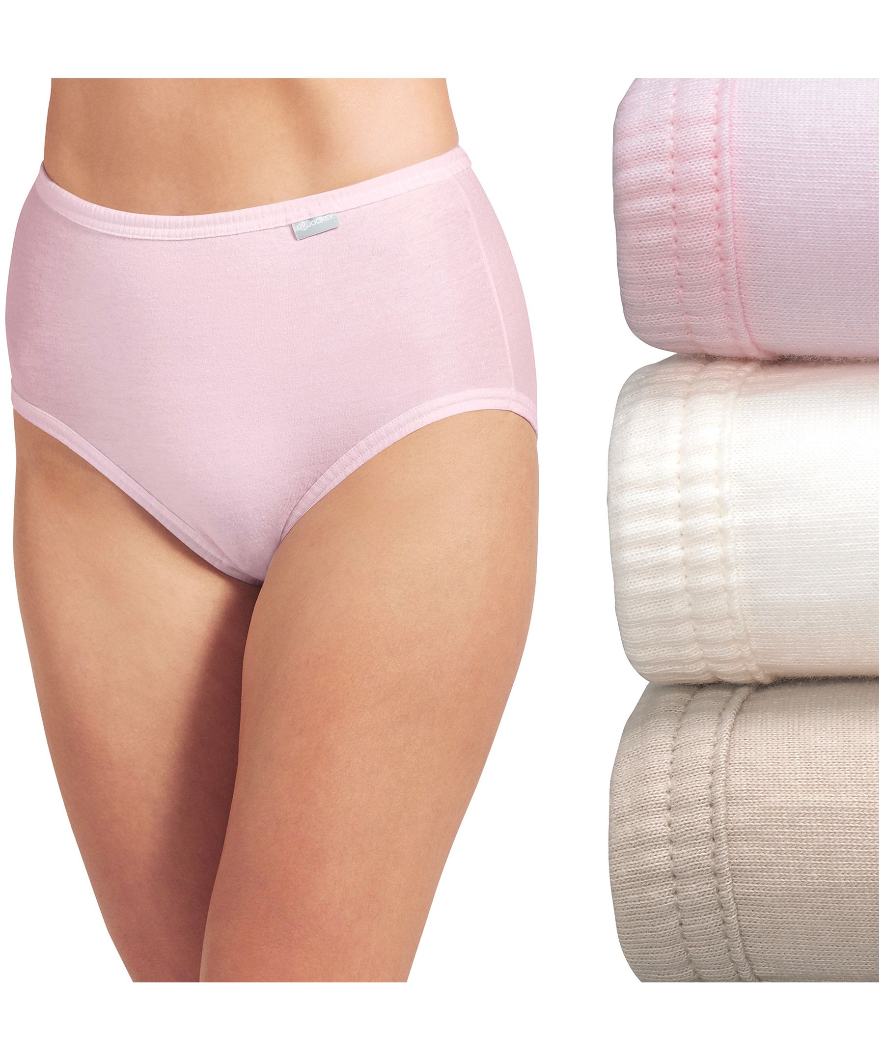 Jockey® Women's 3 Pack Basic Briefs Underwear - Extended Size