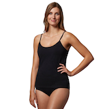 Denver Hayes Women's Cotton Stretch Scoop Neck Camisole Front_Angled_Left