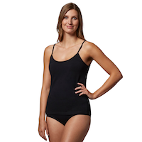 Camisole Denver Hayes en coton extensible et à encolure échancrée, pour femmes Front_Angled_Left