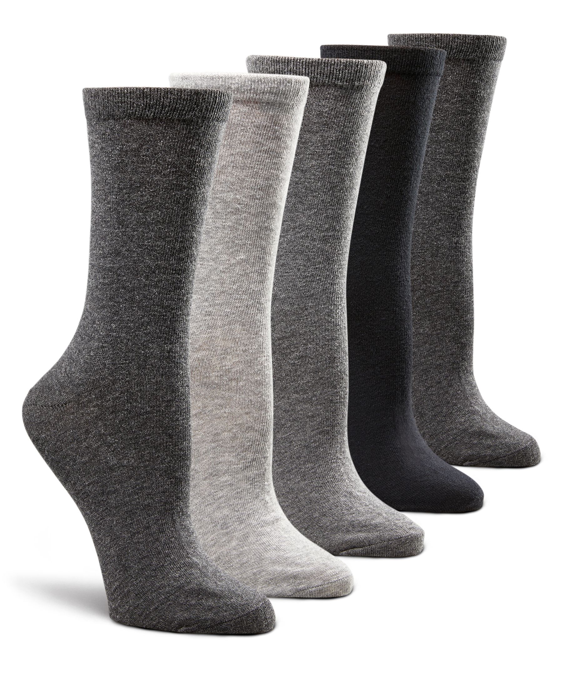 Denver Hayes Women's 5 Pack Freshtech Crew Socks