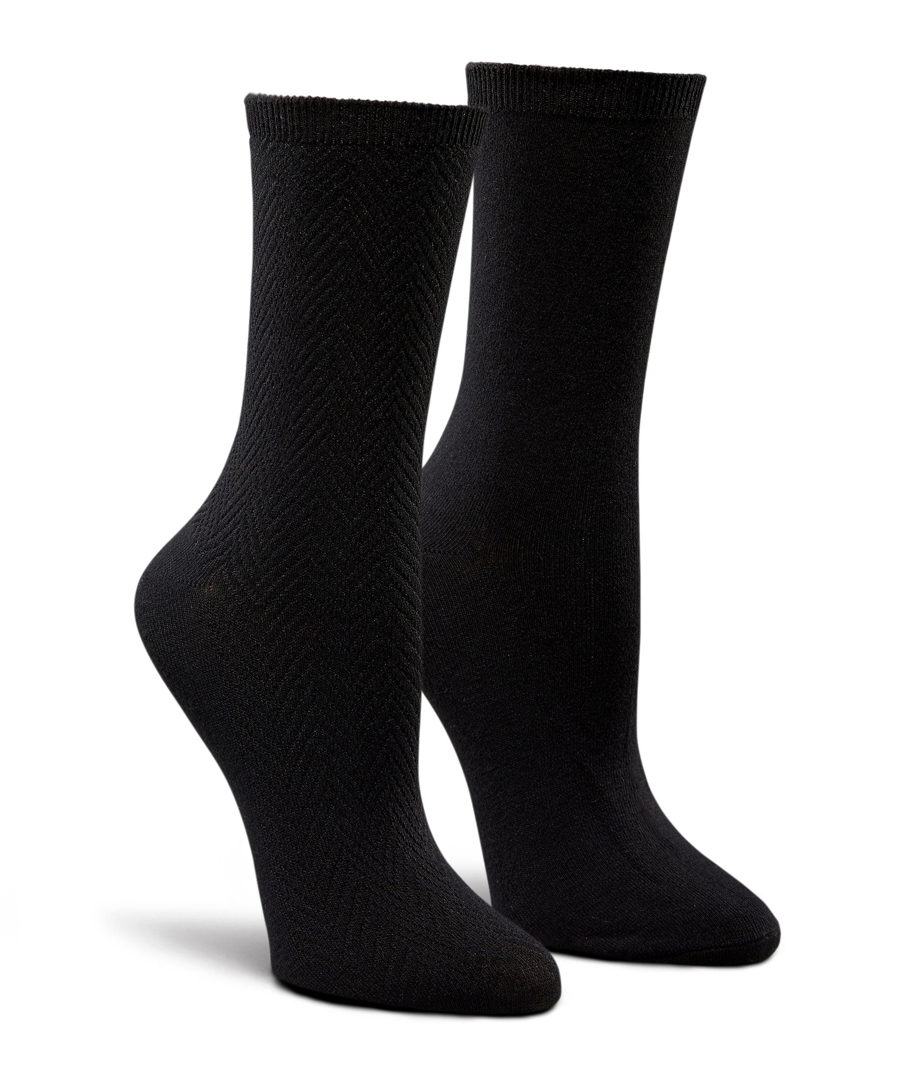 Mi-chaussettes en bambou pour femmes, Denver Hayes, paquet de 2&nbsp;paires