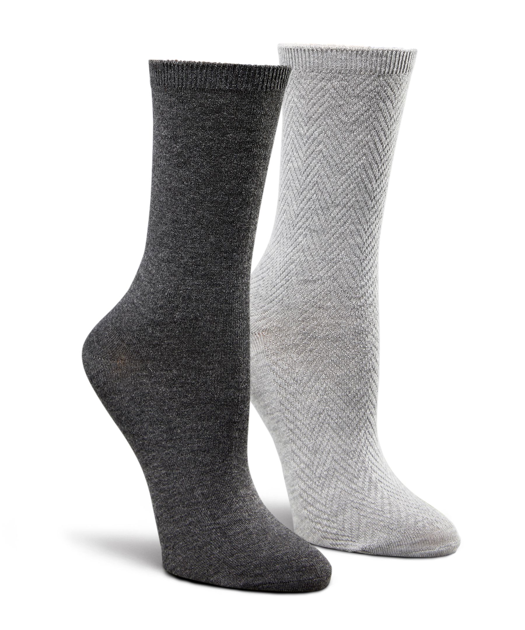 Denver Hayes Women's 2 Pack Bamboo Crew Socks