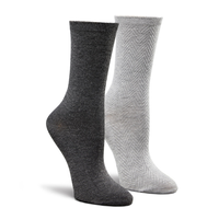 Denver Hayes Women's 2 Pack Bamboo Crew Socks