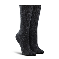 Mi-chaussettes chandail en tricot côtelé pour femmes, Denver Hayes, paquet de 2&nbsp;paires Front_Angled_Right