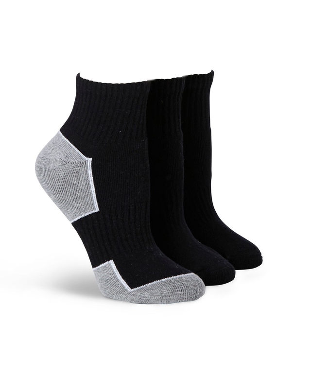 Shambhala Paquet de 3 socquettes de sport Quad Comfort pour femmes