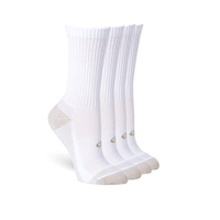 Copper Sole Women's 4 Pack Copper Ion Technology Athletic Crew Socks Front_Angled_Right