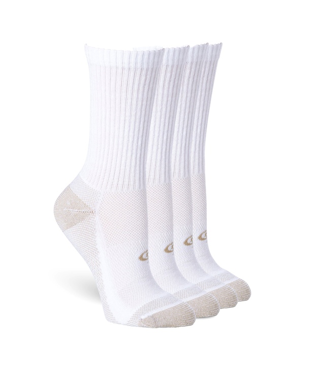 Mi-chaussettes de sport, paquet de 4 paires pour femmes