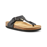FarWest Women's Vernon Cork Flip-Flop Sandals Front_Three_Fourths_Angled_Right
