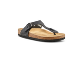 FarWest Women's Vernon Cork Toe Thong Sandals - Taupe
