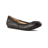 Women's Adie II Ballet Shoes - Black Front_Three_Fourths_Angled_Right