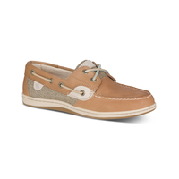 Sperry Women's Koifish Boat Shoes - Linen Oat Front_Three_Fourths_Angled_Right