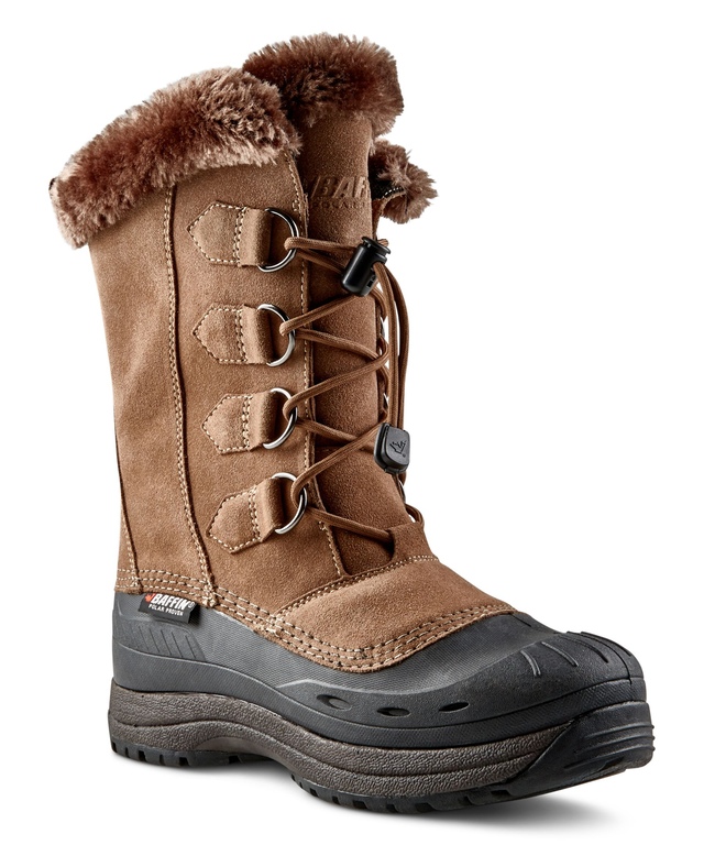 Baffin Bottes d'hiver de couleur taupe pour femmes, Chloe