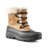 Bottes d'hiver Sorel en suède étanches à l'eau et à lacets, pour femmes, Snow Angel Front_Three_Fourths_Angled_Right