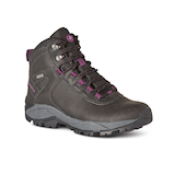 Bottes de randonnée mi-hautes à tige en cuir pour femmes, Vego, Merrell Front_Three_Fourths_Angled_Right