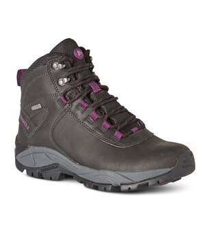 Merrell Women's Vego Mid Cut Leather Waterproof Hiking Boots - Black