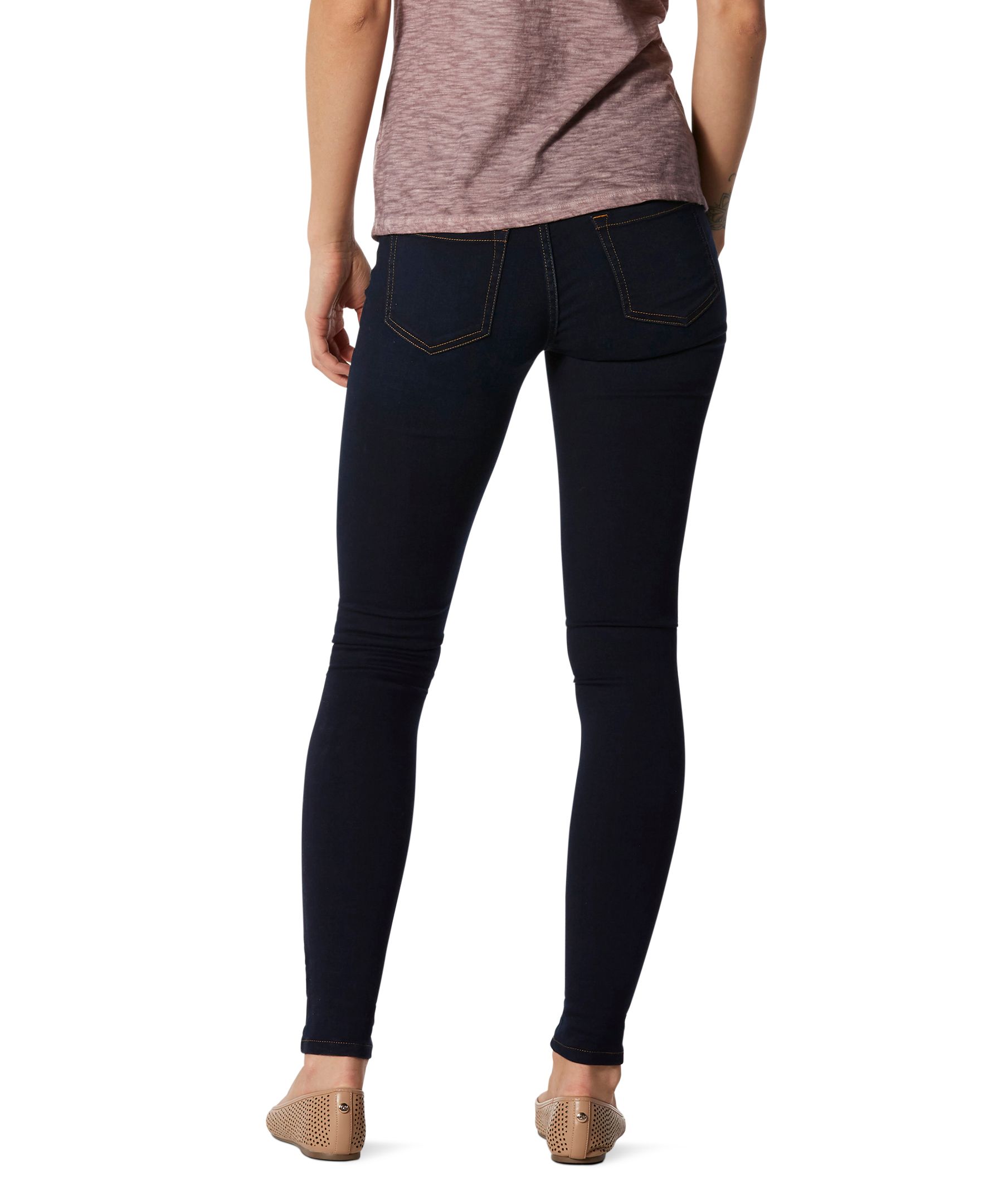 Jegging moulant à enfiler à taille mi-basse pour femmes, Denver Hayes