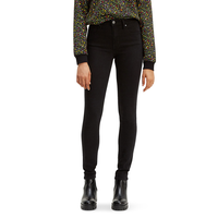 Levi's Women's 721 High Rise Skinny Jeans - Soft Black Front_Flat
