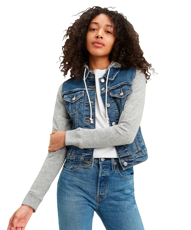 Veste de camionneur en denim originale hybride de Levi's, pour femmes