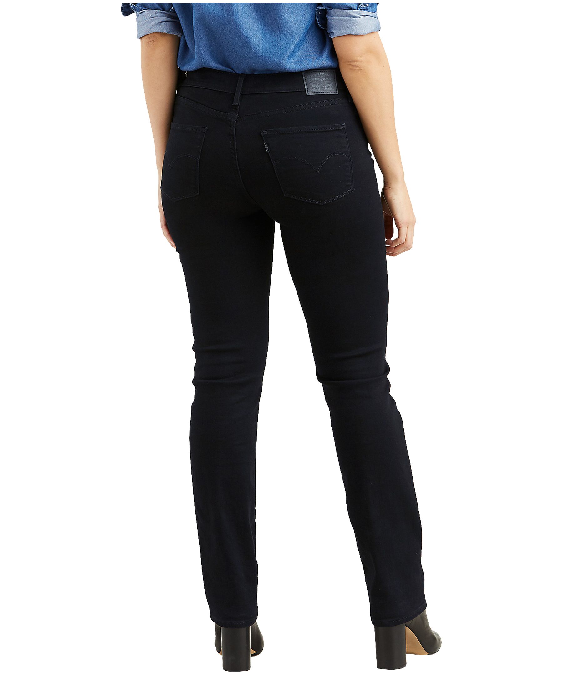 Levi's Women's 314 Shaping Straight Jeans - Soft Black