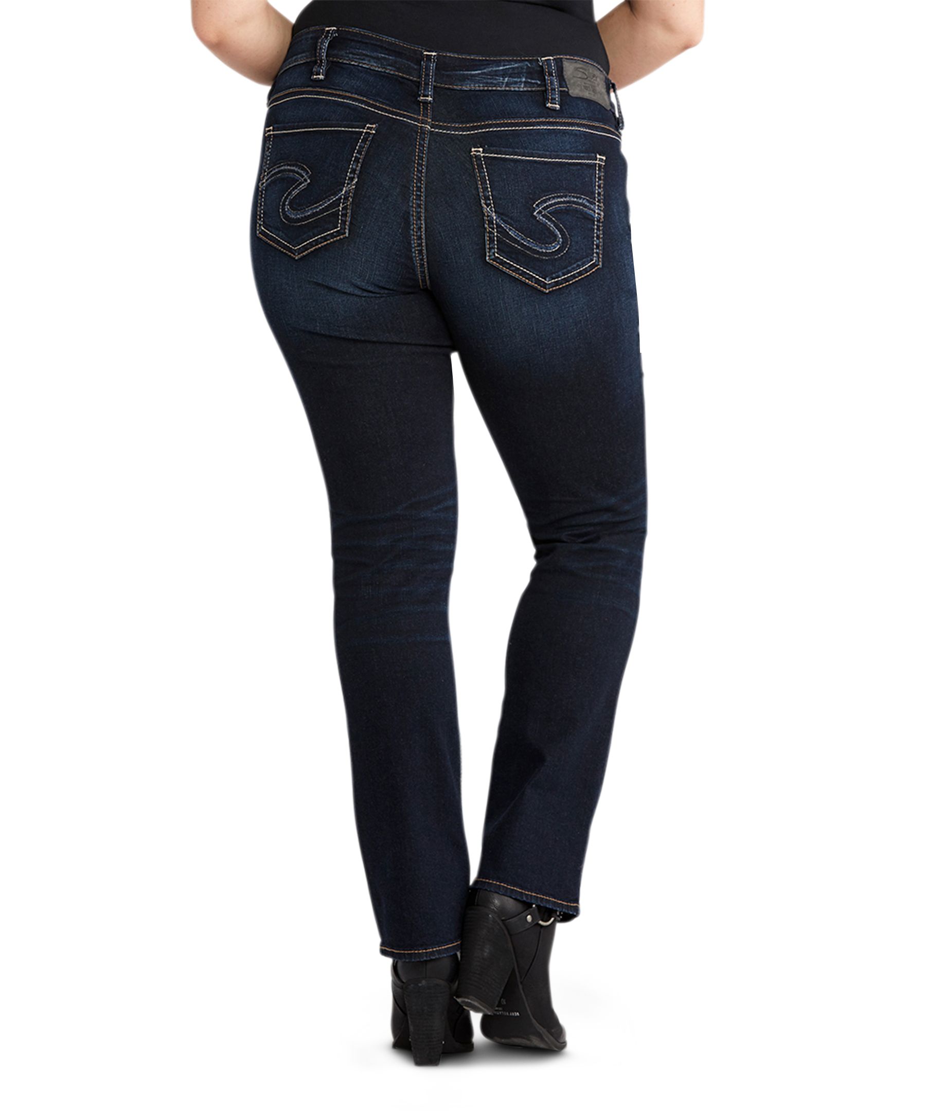 Plus size silver jeans best sale