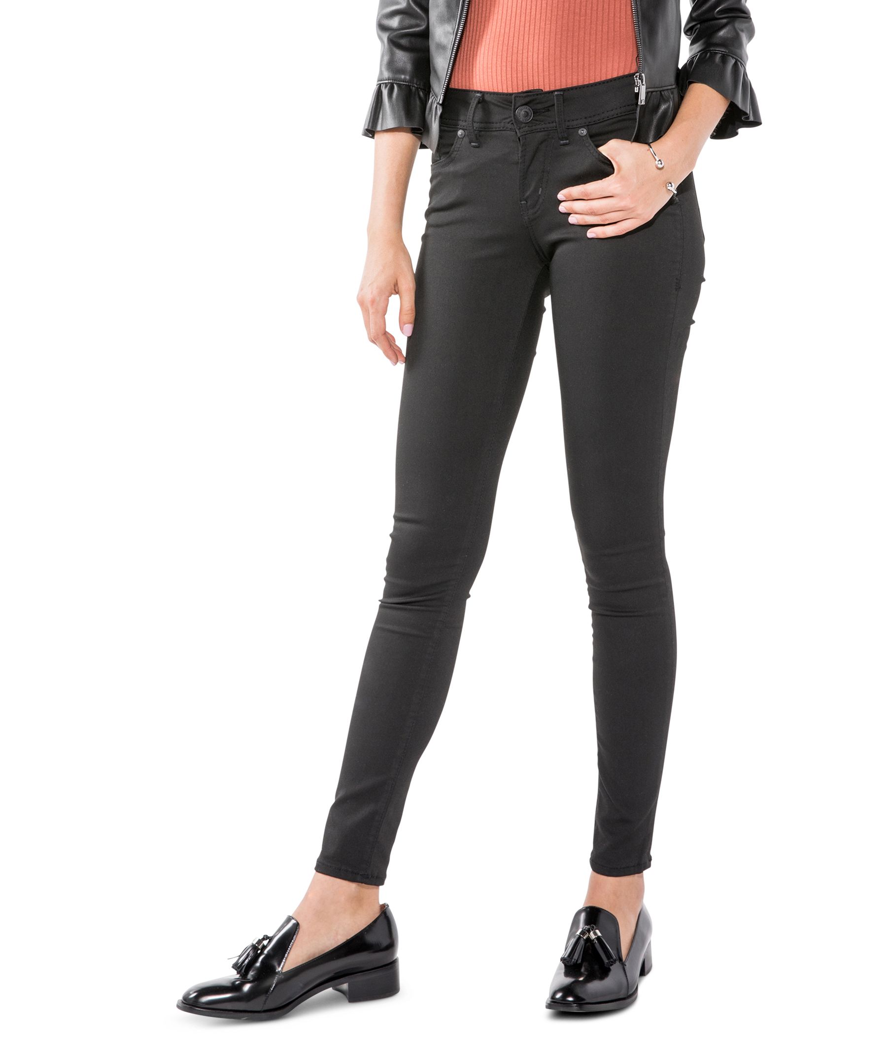 Women's Suki Curvy Mid Rise Super Skinny Jeans - Black | Marks