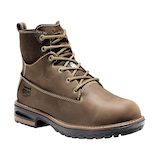 Timberland PRO Bottes de travail en cuir à bout en aluminium de 6 po pour femmes, Hightower Front_Three_Fourths_Angled_Right