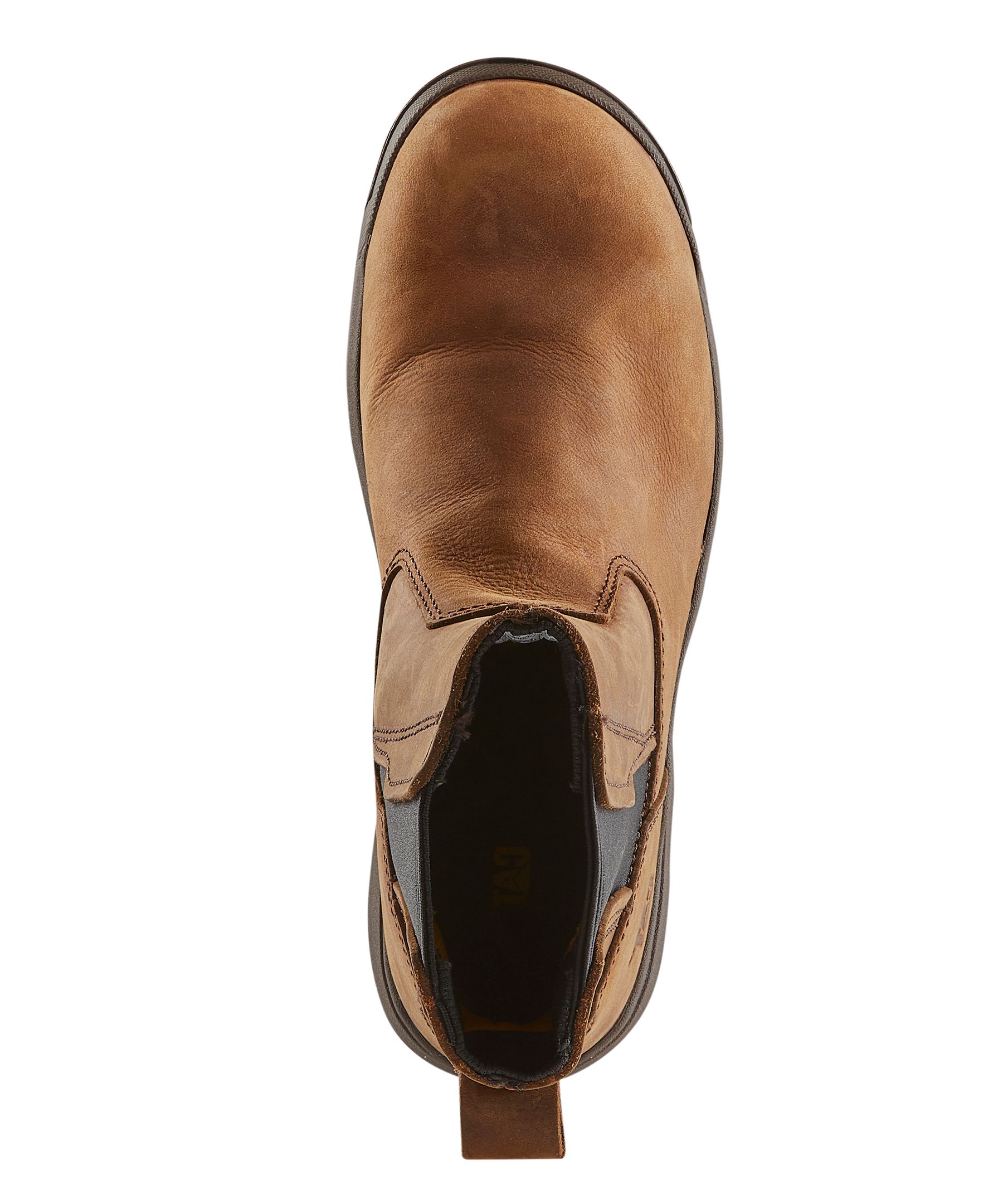 Bottes de travail à enfiler CAT de 6&nbsp;pouces en cuir et à protection en acier, pour femmes, Abbey