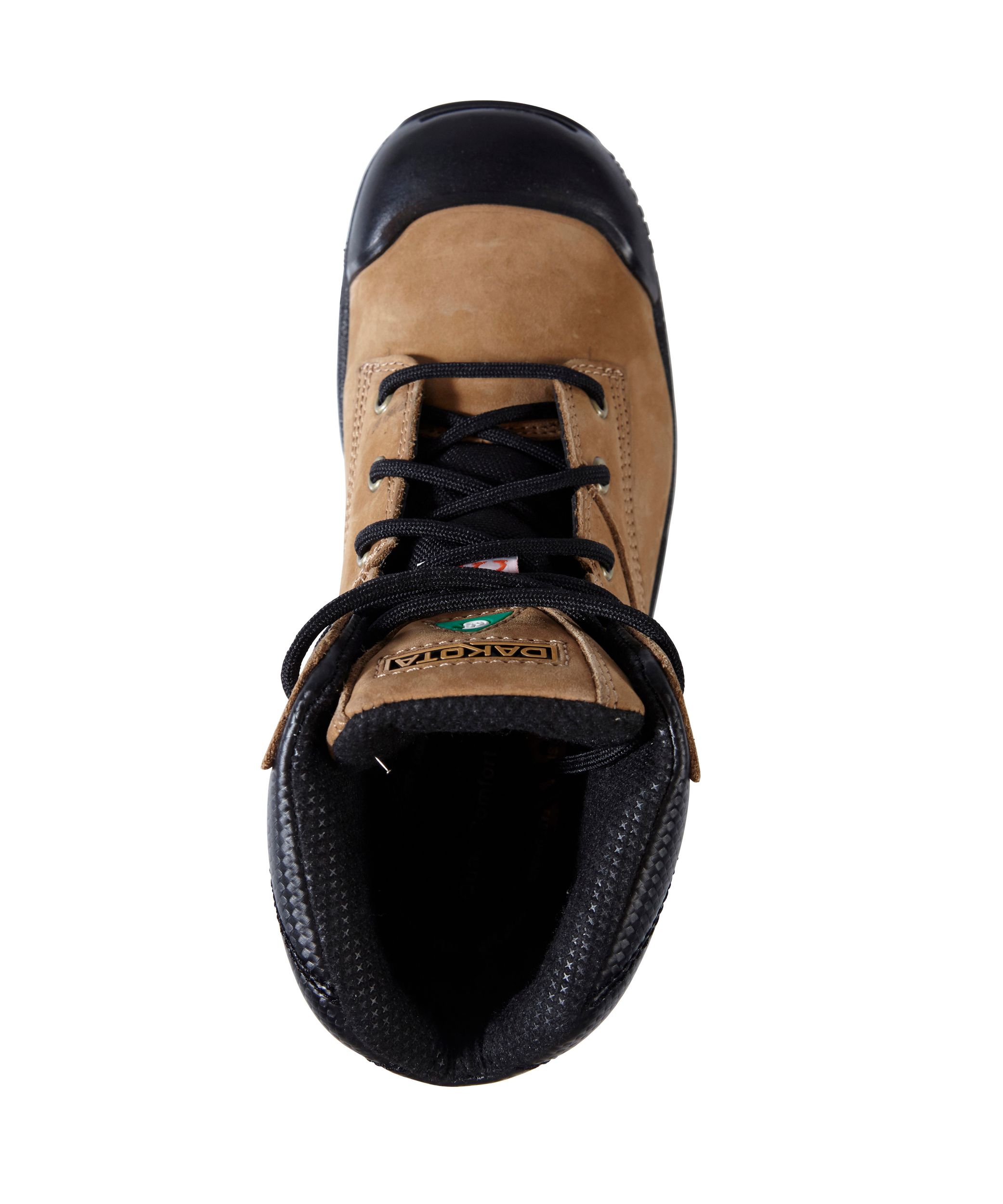 Dakota WorkPro Series Women's 6 Inch Quad Basic Steel Toe Composite Plate Leather Work Boots with Tarantula Anti-Slip