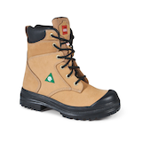 Bottes de travail de 8 pouces à protection en acier pour femmes, Aggressor Front_Three_Fourths_Angled_Right