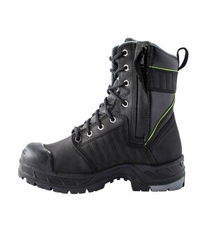 Bottes de travail en cuir de 8 pouces à protection en acier et en composite et protection interne de la zone métatarsienne pour femmes, Quad Basic, Dakota WorkPro Series