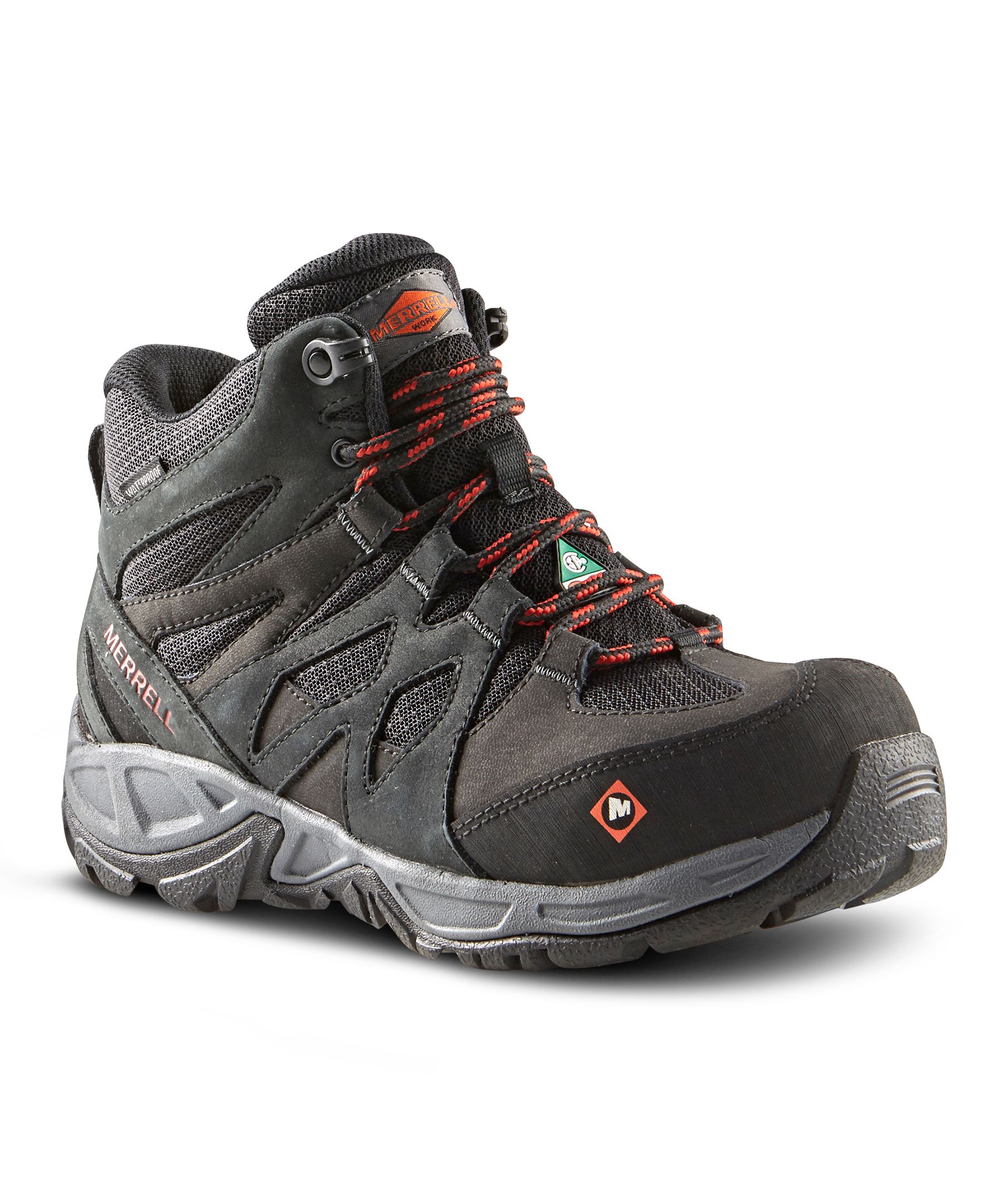 Merrell Work Women's Siren Aluminum Toe Composite Plate  Waterproof Hiker Work Boots