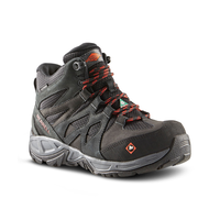 Merrell Work Women's Siren Aluminum Toe Composite Plate  Waterproof Hiker Work Boots - Black Front_Three_Fourths_Angled_Right