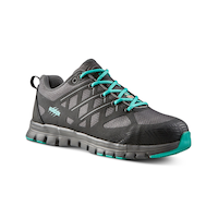Chaussures de sport sécuritaires Aggressor avec protection en acier, pour femmes Front_Three_Fourths_Angled_Right