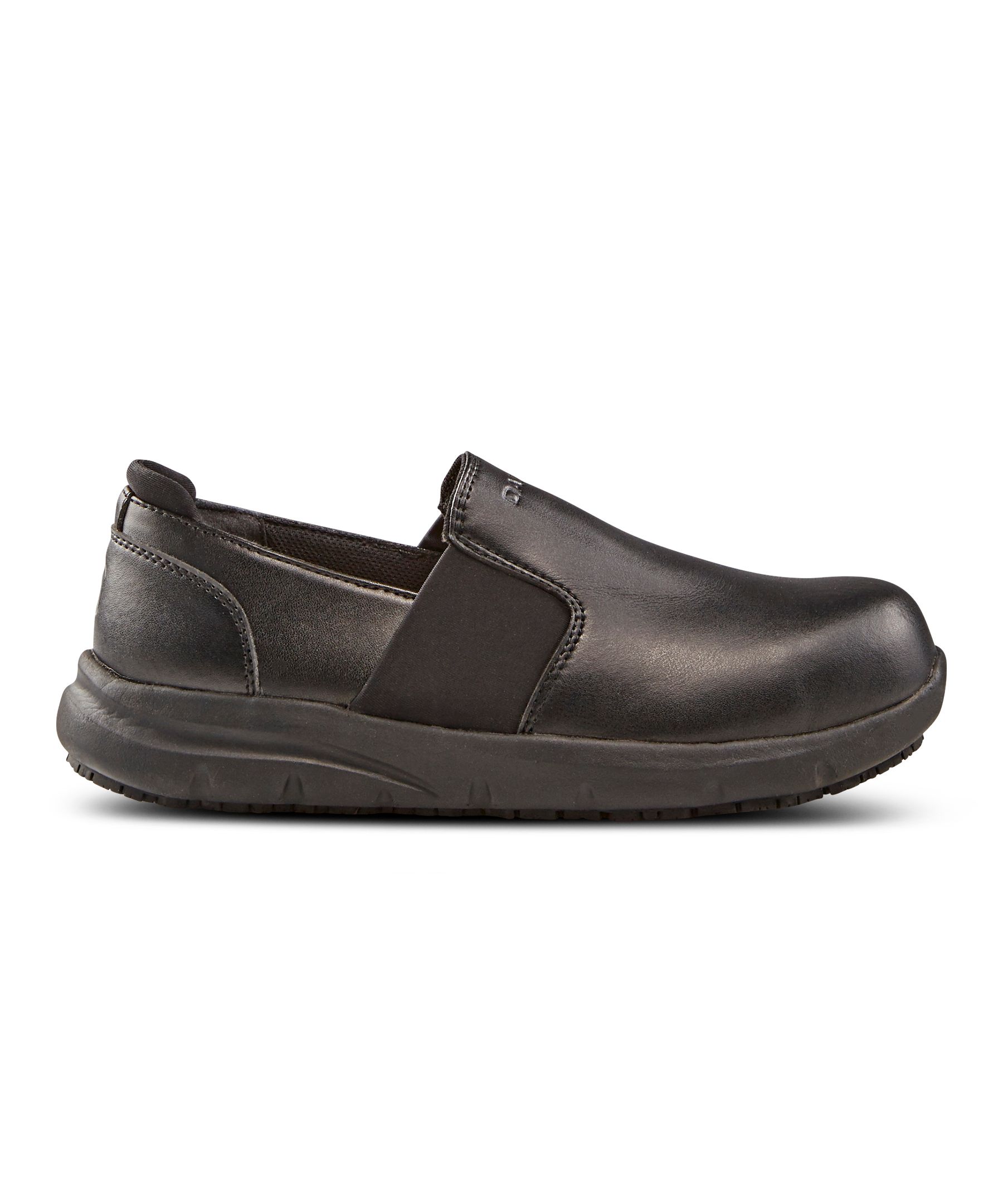 Black closed toe outlet non slip shoes