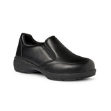 Kodiak Women's Britt Steel Toe Composite Plate Slip On Safety Shoes - Black Front_Three_Fourths_Angled_Right